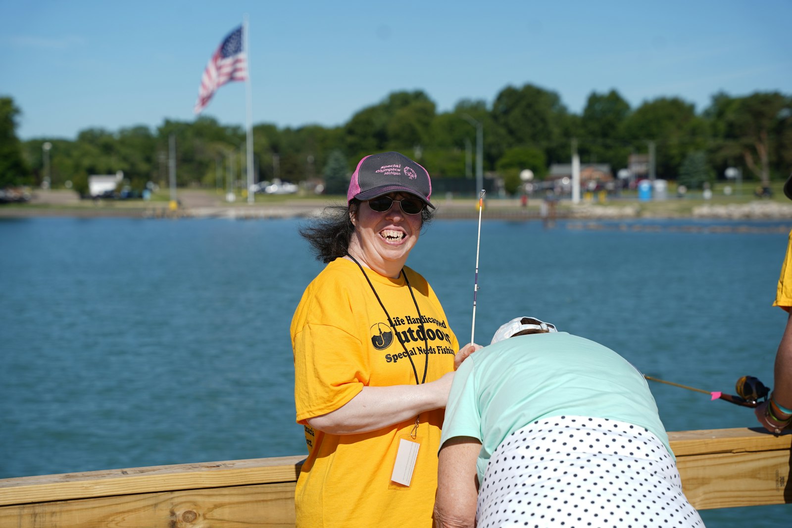 Caloia said his favorite part of the day was seeing all the smiles on the participants faces, whether they caught a fish or not.