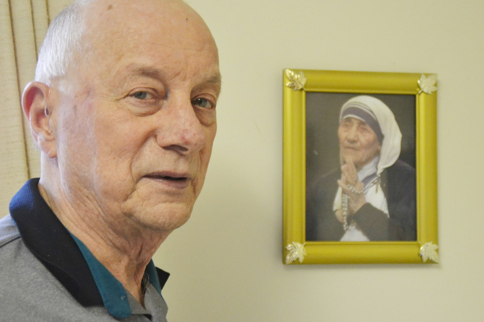 In 1967, Fr. Cachat spent a month serving with St. Teresa of Calcutta's Missions of Charity Brothers. He described the future saint as "very down to earth," constantly reminding the sisters in her charge that their work with the poor was first and foremost "for Jesus." (Jim Dudley | Special to Detroit Catholic)