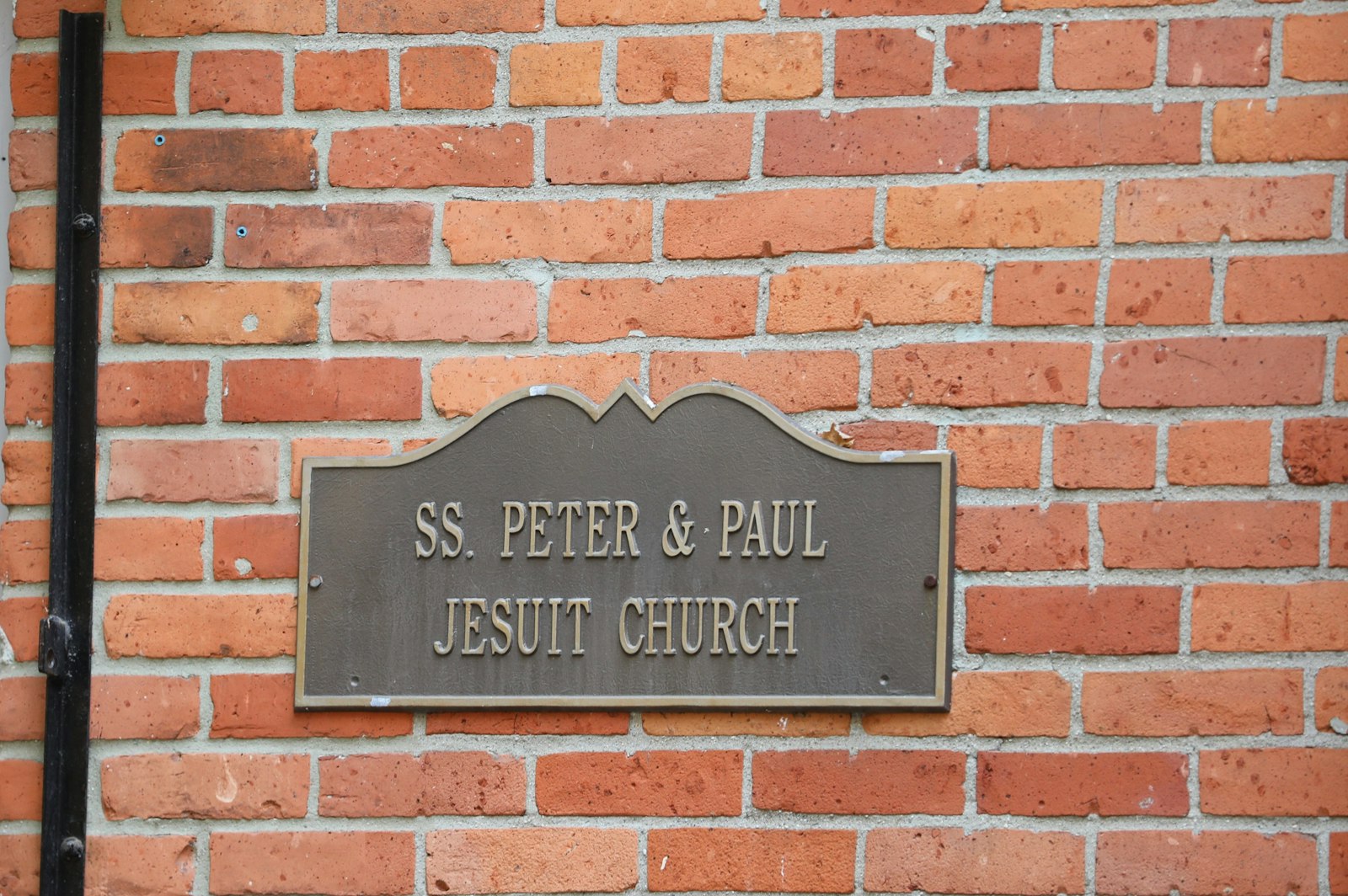 SS. Peter and Paul (Jesuit) Church on the corner of Jefferson Avenue and St. Antoine hosted an open house and 'Checkered Flag Mass,' where they welcomed race fans to the church for a Saturday evening Mass since a Sunday Mass would be difficult with the backstretch of the track running right before the parish.