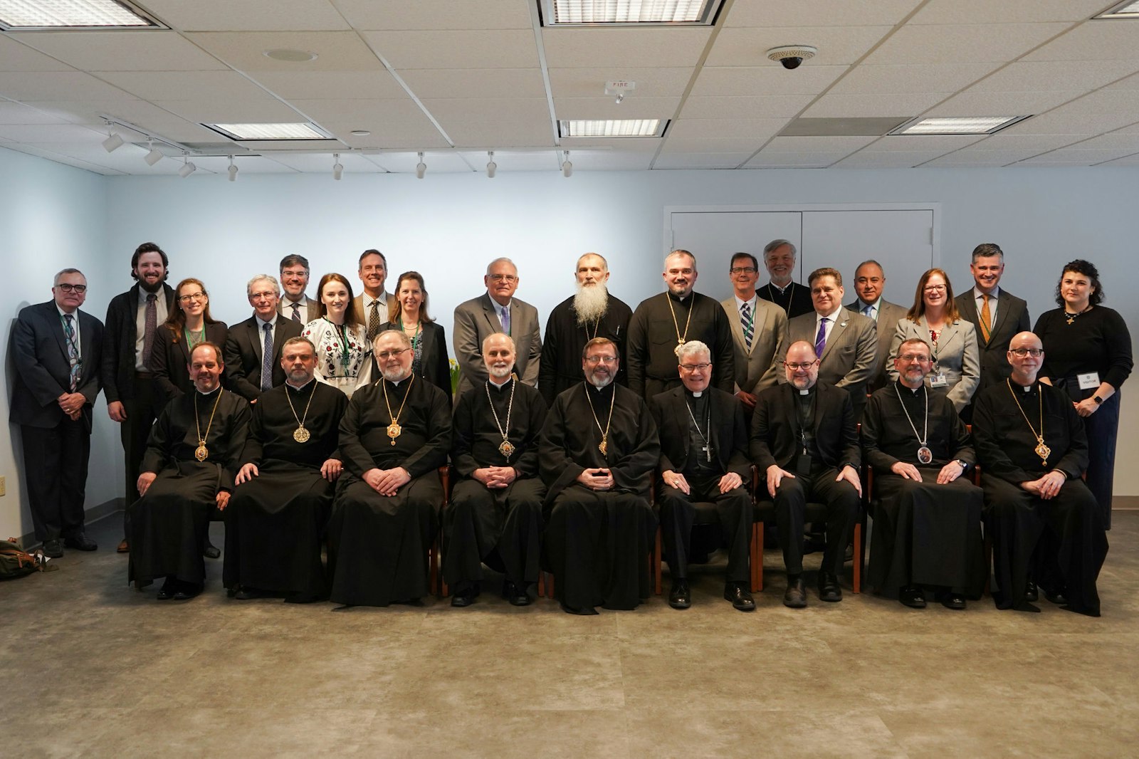 On March 5, a delegation of Ukrainian Greek Catholic Church bishops, comprising members of the Permanent Synod and Ukrainian Catholic bishops of the United States, visited the United States Conference of Catholic Bishops (USCCB) in Washington, D.C. (Photo courtesy of USCCB)