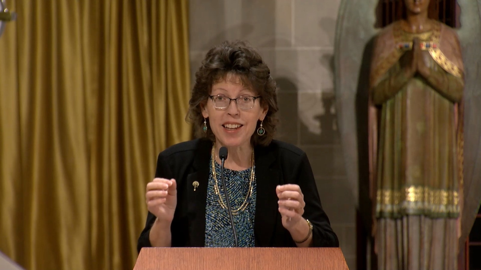 Mary Healy, STL, STD, professor of Sacred Scripture at Sacred Heart Major Seminary and a member of the Pontifical Biblical Commission, was the keynote speaker for the fourth annual Parish Day of Renewal, held virtually for the second year in a row because of COVID-19 concerns. (Screenshot)