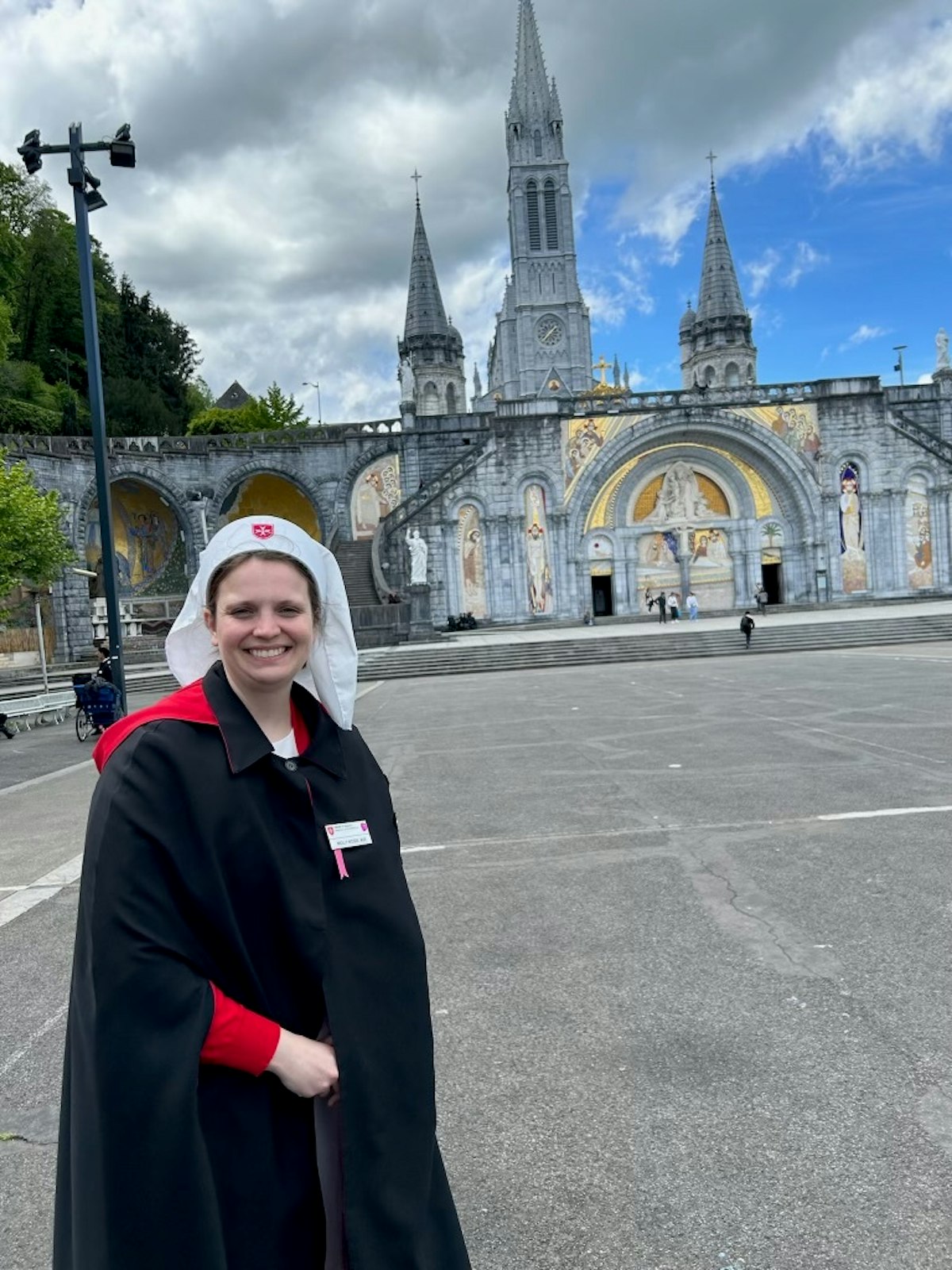 Modes recalls fondly her first pilgrimage experience to Lourdes, which she likened to a "Catholic Disney World." As a member of the Order of Malta herself, Modes wants to help other children experience the same graces she did.