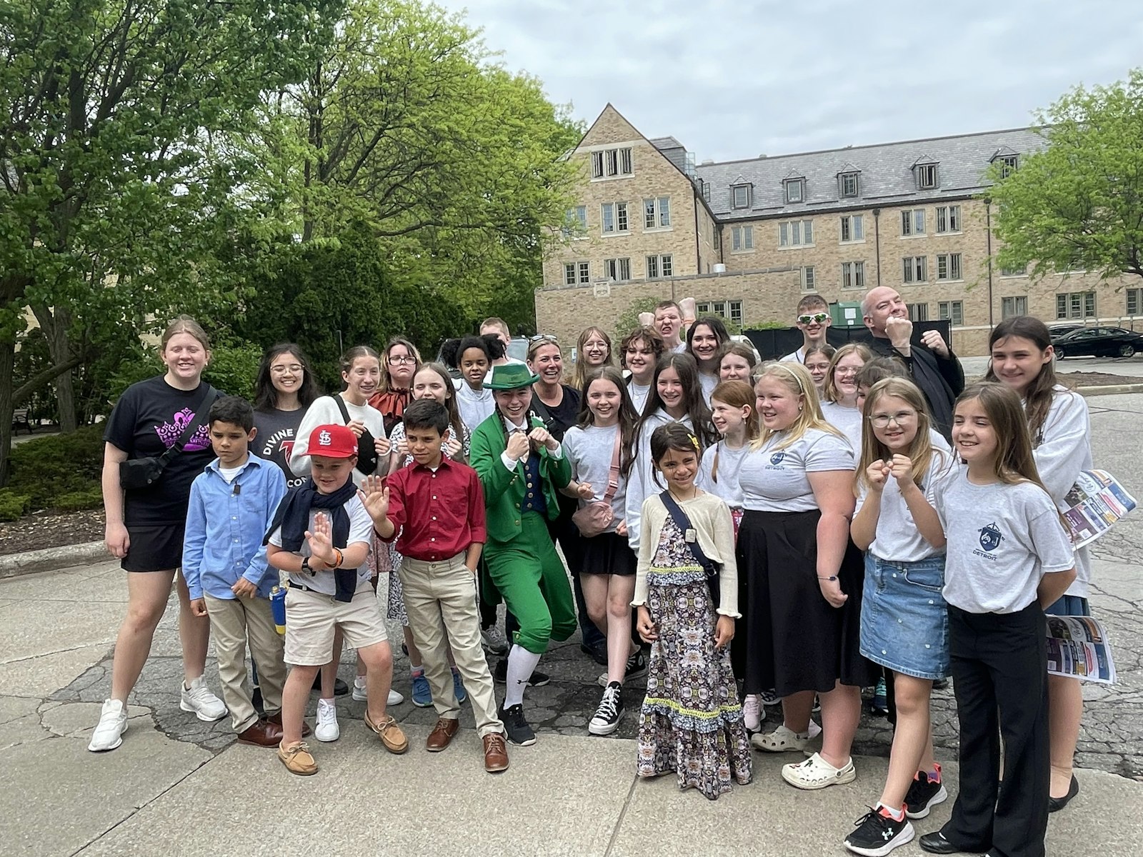 Students were enthusiastic about the opportunity to tour Notre Dame's campus, as well as the opportunity to showcase their voices in the beautiful basilica.