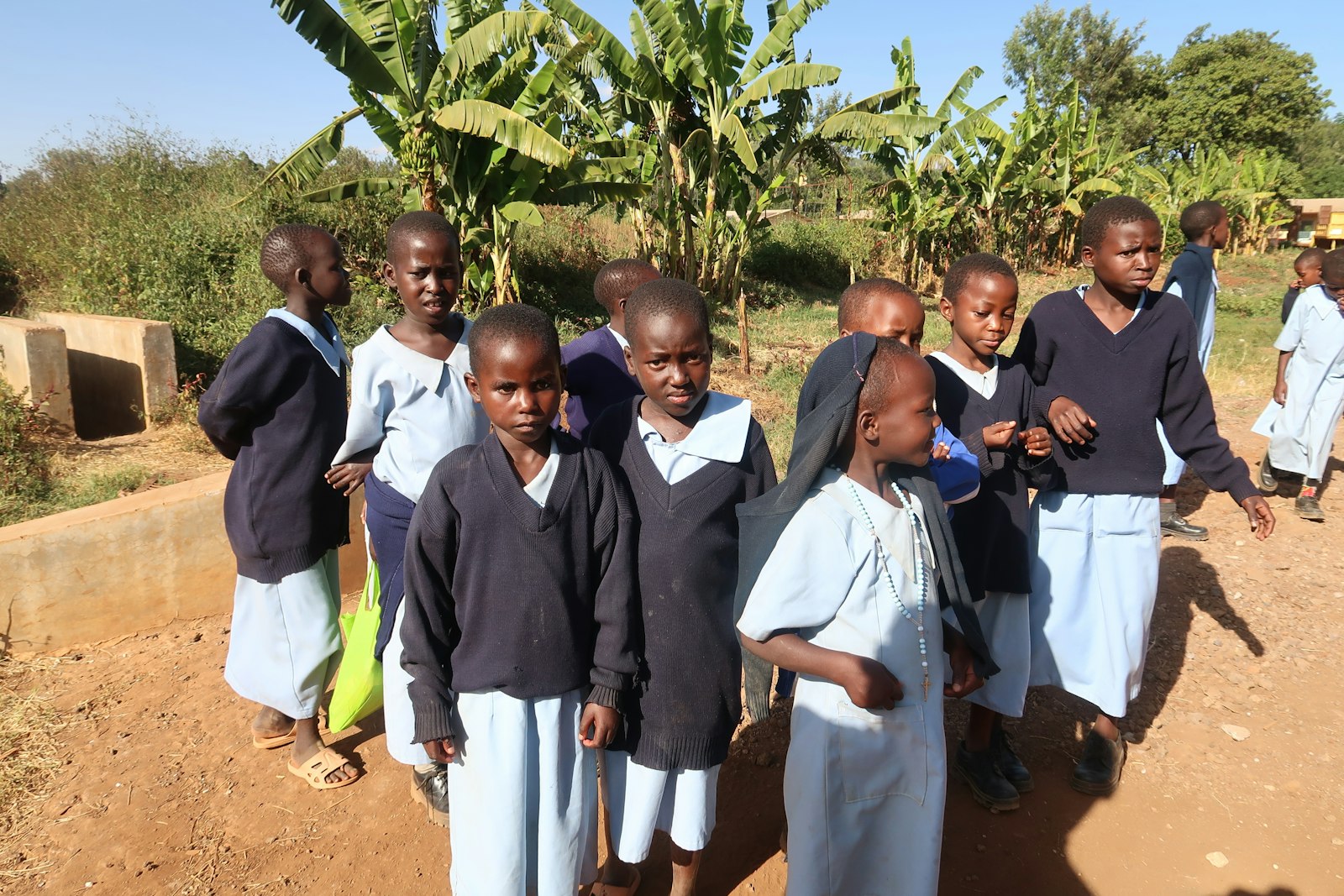 Children’s Village in Meru, Kenya, consists of the St. Clare campus for girls, St. Francis campus for boys, and the St. Florian campus for children with HIV. The village began in 1999 and right now is in the process of building a more permanent worship site – St. Rita Church – to serve the growing community.