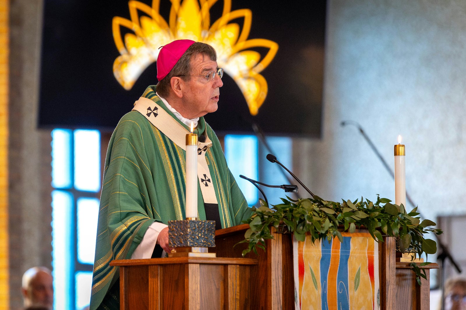 Unlike a secular anniversary celebration, the anniversary of parish isn't about the institution itself, but about the people, sacraments and graces that have been poured out by God, the archbishop said.