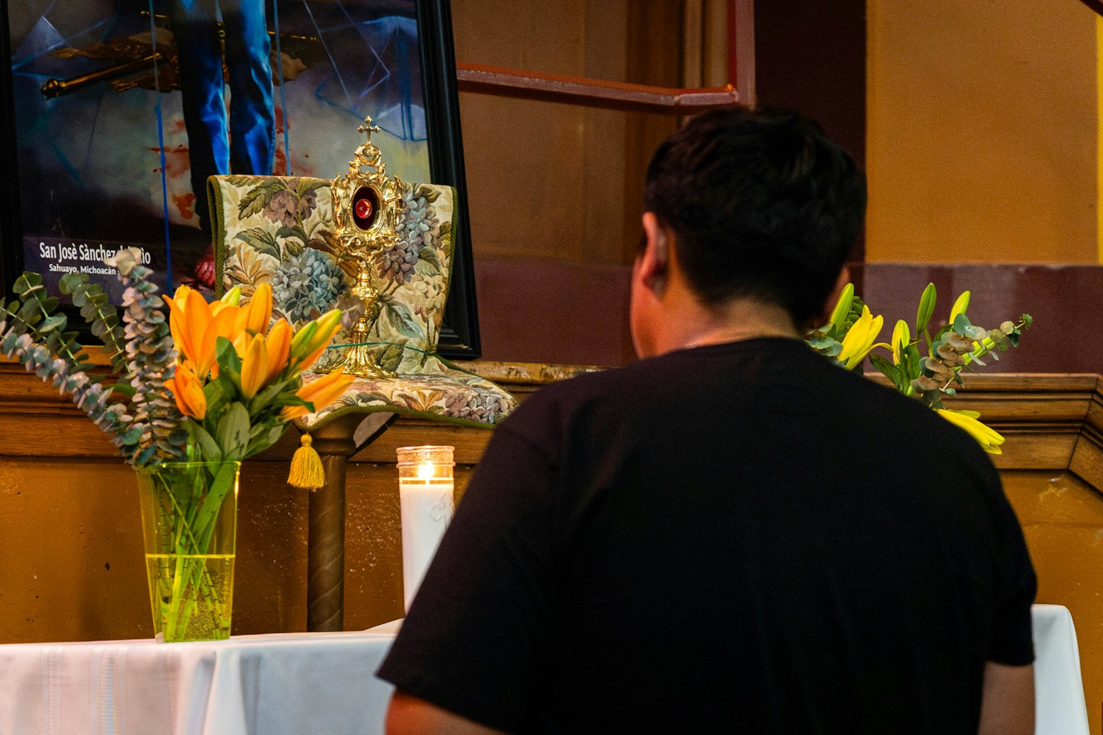 Durante la jornada estuvo presente una reliquia de primer grado de San José Sánchez del Río, mártir mexicano canonizado en 2016 y cariñosamente conocido como Joselito, para que los participantes también pudieran venerarla.