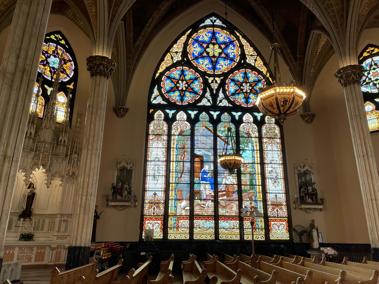 The story took on a whole new direction and found its momentum as Faime, and his team explored each church and discovered stories that they had not anticipated. One example is the film’s exploration of stained glass.
