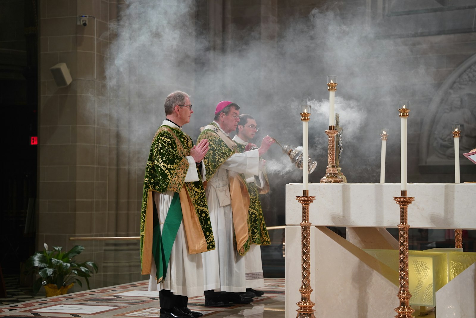 Archbishop Allen H. Vigneron celebrated the Mass for the Sanctity of Life on Oct. 6 at the Cathedral of the Most Blessed Sacrament in Detroit. The Mass coincided with the first Sunday of October, Respect Life Month in the Catholic Church.