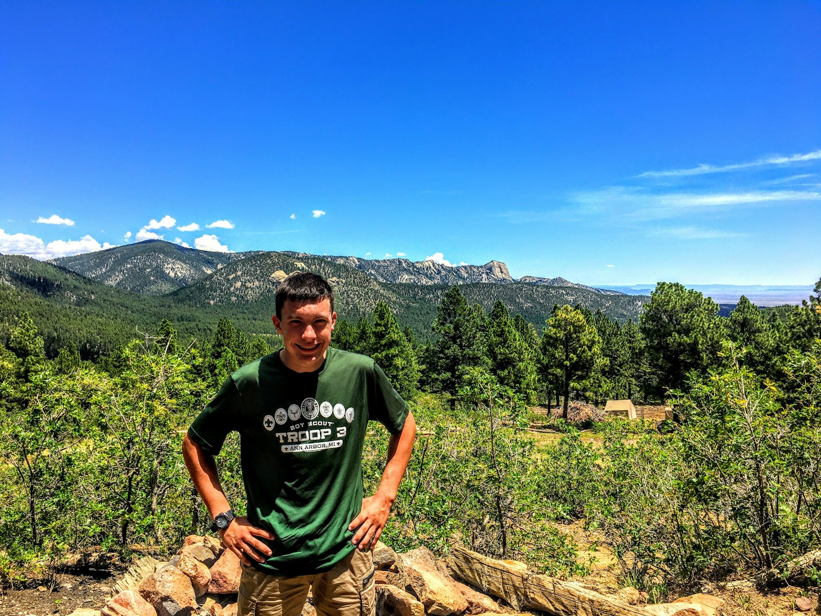 Mother of Divine Mercy parishioner Joshua Progar, 17, was the delegate for the Archdiocese of Detroit on a backcountry adventure promoting vocations. The trek is sponsored by the National Catholic Committee on Scouting.