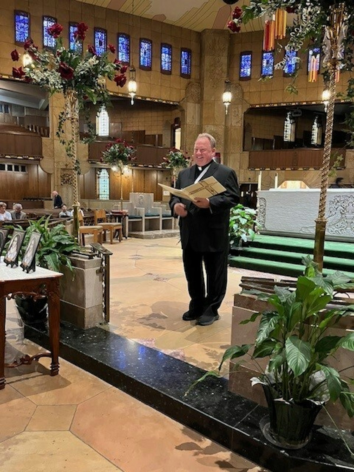 Fr. John Bettin presented the Little Way Awards following the 4:30 p.m. Mass on Saturday, Sept. 28.