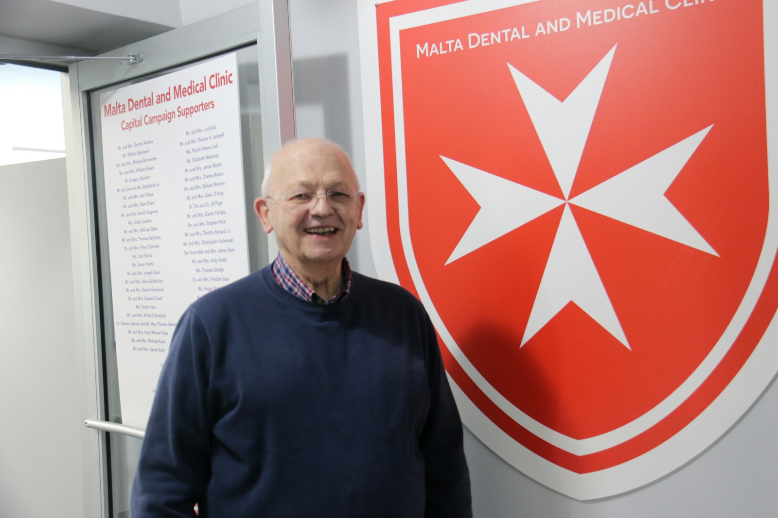 Thomas Larabell, president of the Malta Dental and Medical Clinic, said the addition of an eye clinic to Malta's services was made possible by the clinic moving to the Center for the Works of Mercy in June 2021.
