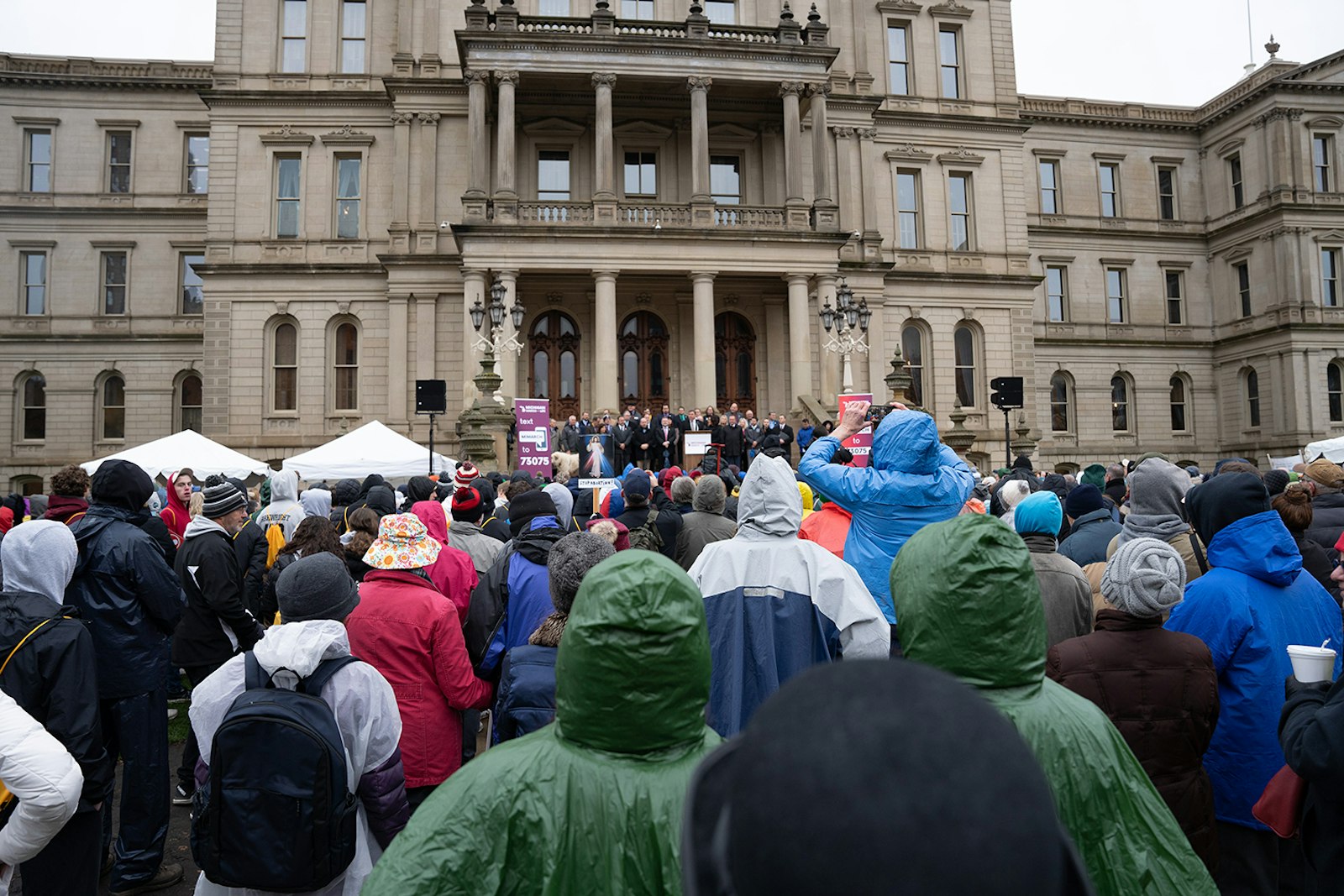 "We are mothers, daughters, sons, Democrats, Republicans, independents, but despite these differences, we are united in the belief that the inherent dignity of the human person is in everyone, and most especially the poorest of the poor, the unborn," said Jeanne Mancini, national director of the March for Life.