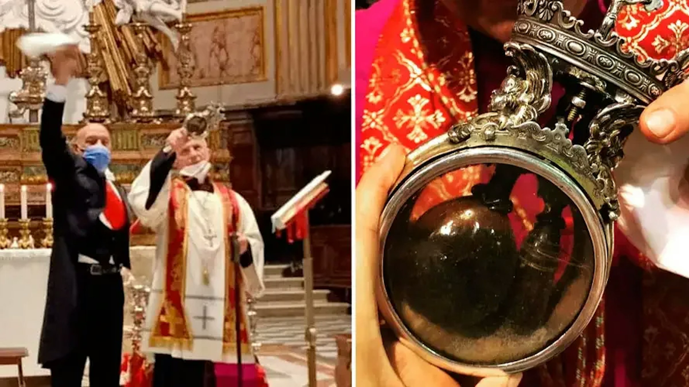 Las oraciones fueron escuchadas y el milagro se repitió: Se licuó la sangre de San Genaro - Detroit Catholic en Español Las oraciones fueron escuchadas y el milagro se repitió: Se licuó la sangre de San Genaro - Detroit Catholic en Español