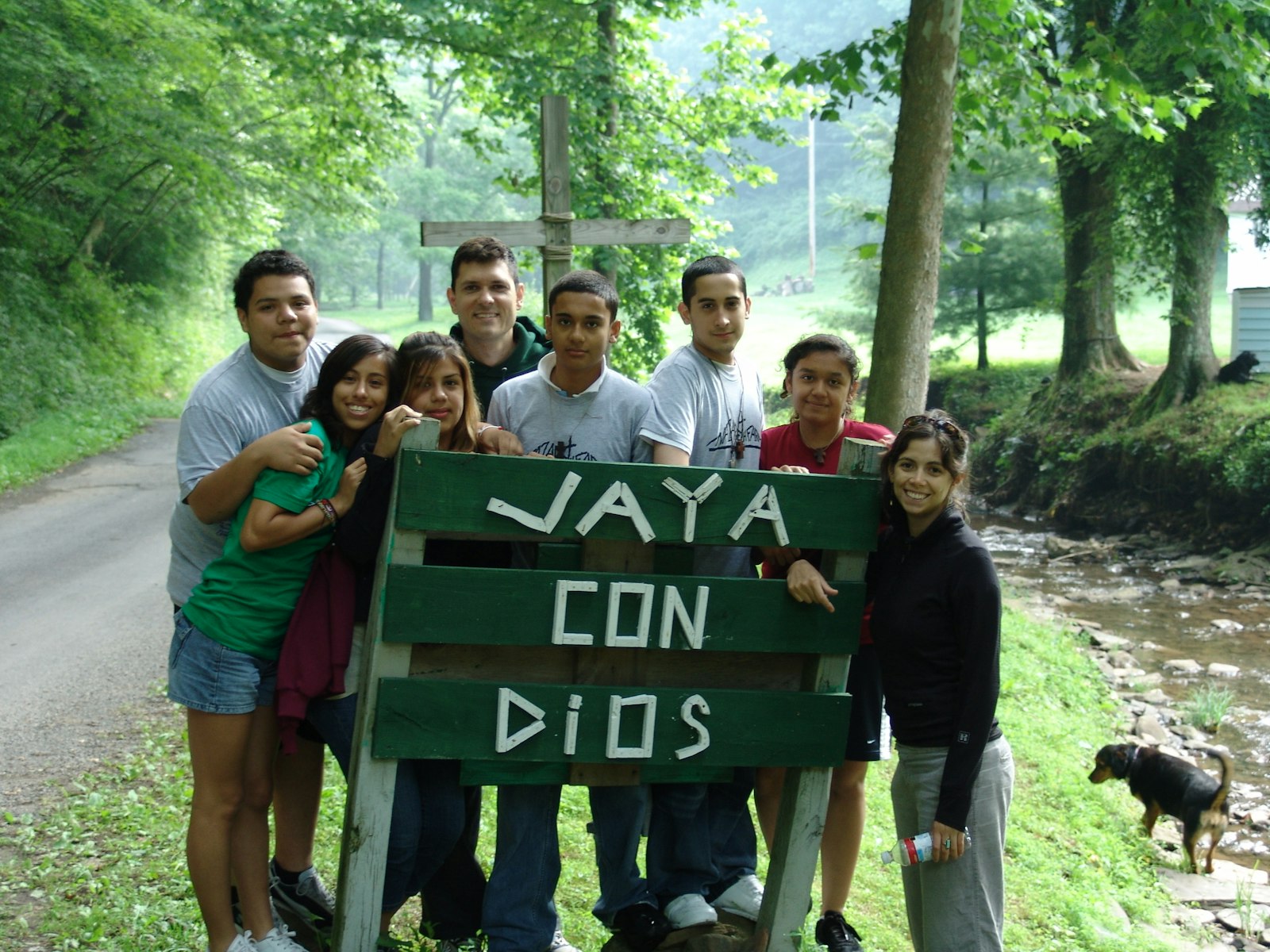 Teens from Nazareth Farm, a Catholic community in rural West Virginia that offers service retreats, are seen in this file photo. Moloney's experience serving at the farm with her husband, Bill, for three years helped form a lifelong love of charitable service.