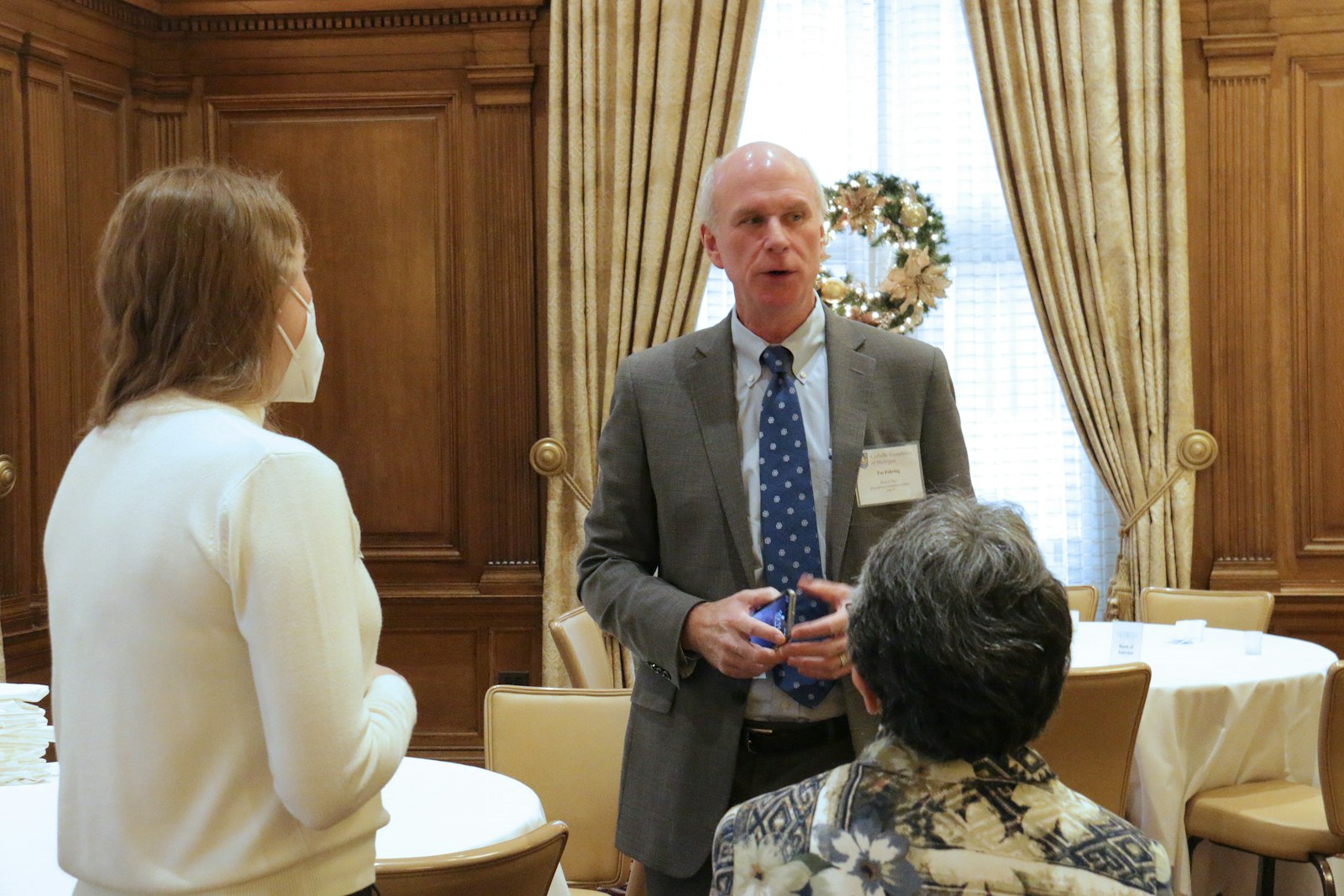 Patrick Fehring, chairman of the board of directors of the Catholic Foundation of Michigan, said donors have been especially generous to the six competitive granting funds that power the various ministries that were awarded grants Dec. 7. Fehring said ministries that centered on social services and support were especially popular.