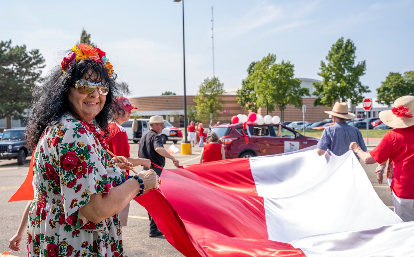 Polish flags, traditional Polish clothing and food were an integral part of the annual event, which attracts thousands from across the metropolitan area.