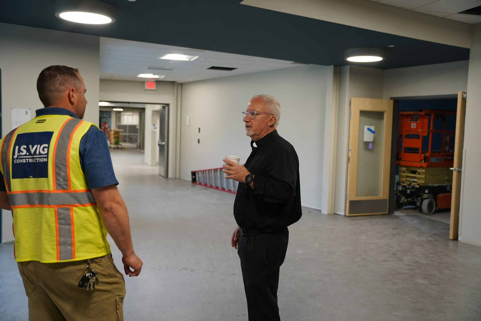 J.S. Vig Construction is the main contractor for the Pope Francis Center's transitional housing facility. Fr. McCabe has high praise for the center's construction partners, who have delivered the facility on time and under budget.