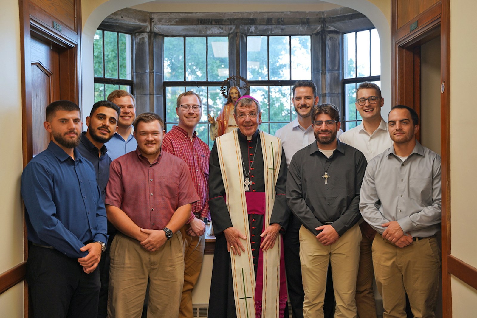 Fr. Stephen Pullis, director of the propaedeutic house at Sacred Heart, said the wing is designed for first-year seminarians to disengage from technology and focus on spiritual formation and personal growth.