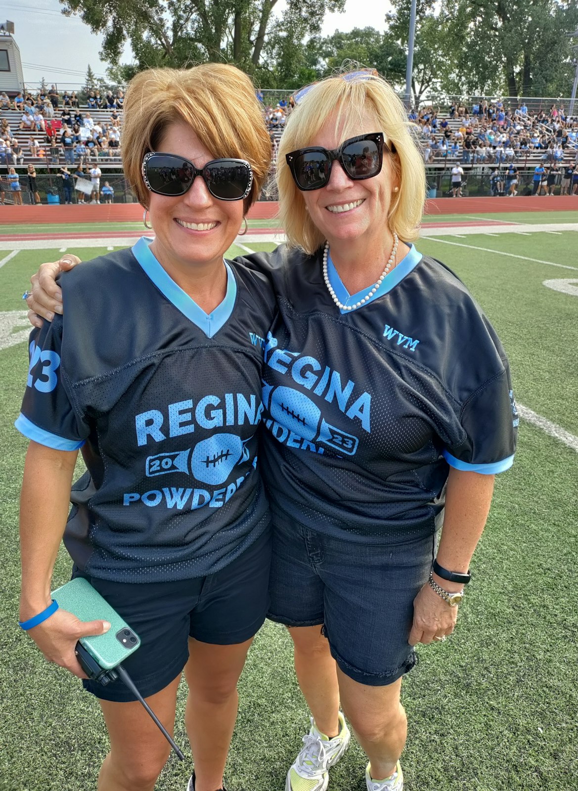 Regina’s leaders – Principal Ann Diamond (left) and President Mary Treder Lang – agree on the school’s motto of  “Transforming  girls into women of faith and vision.” (Don Horkey | Special to Detroit Catholic)