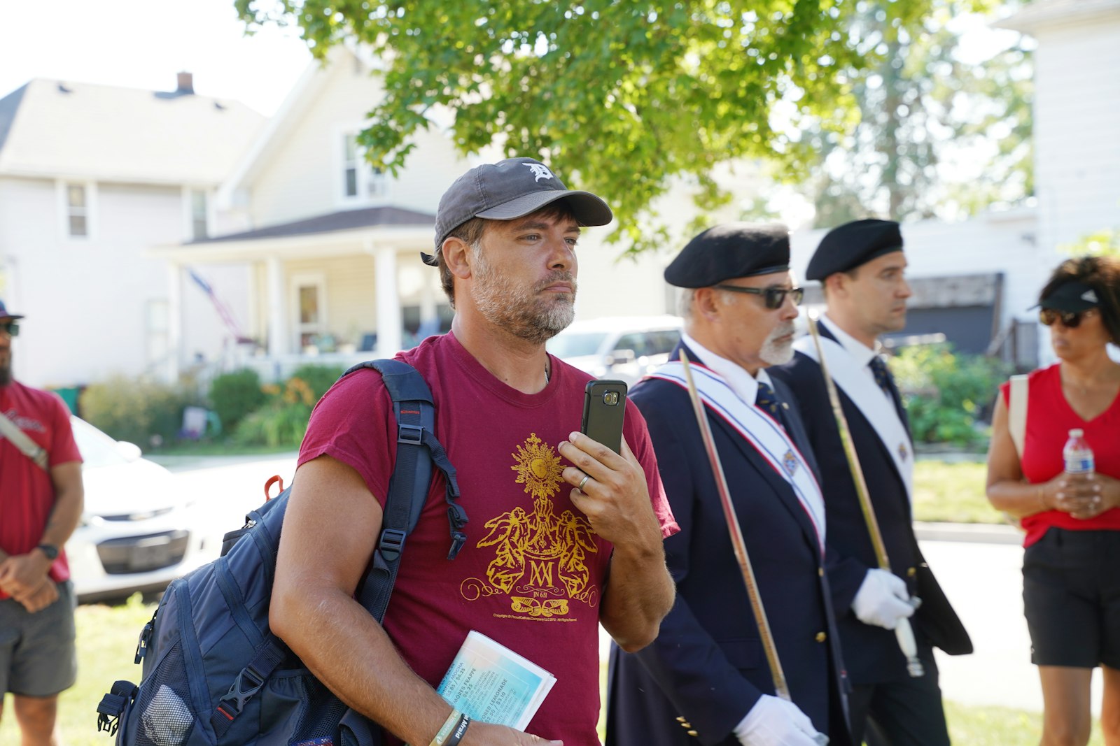 Joe Boggs, an organizer of the "Rise from the Ashes" pilgrimage, said they wanted to keep including Eucharistic processions in the pilgrimage, first being inspired by the National Eucharistic Congress in Indianapolis.