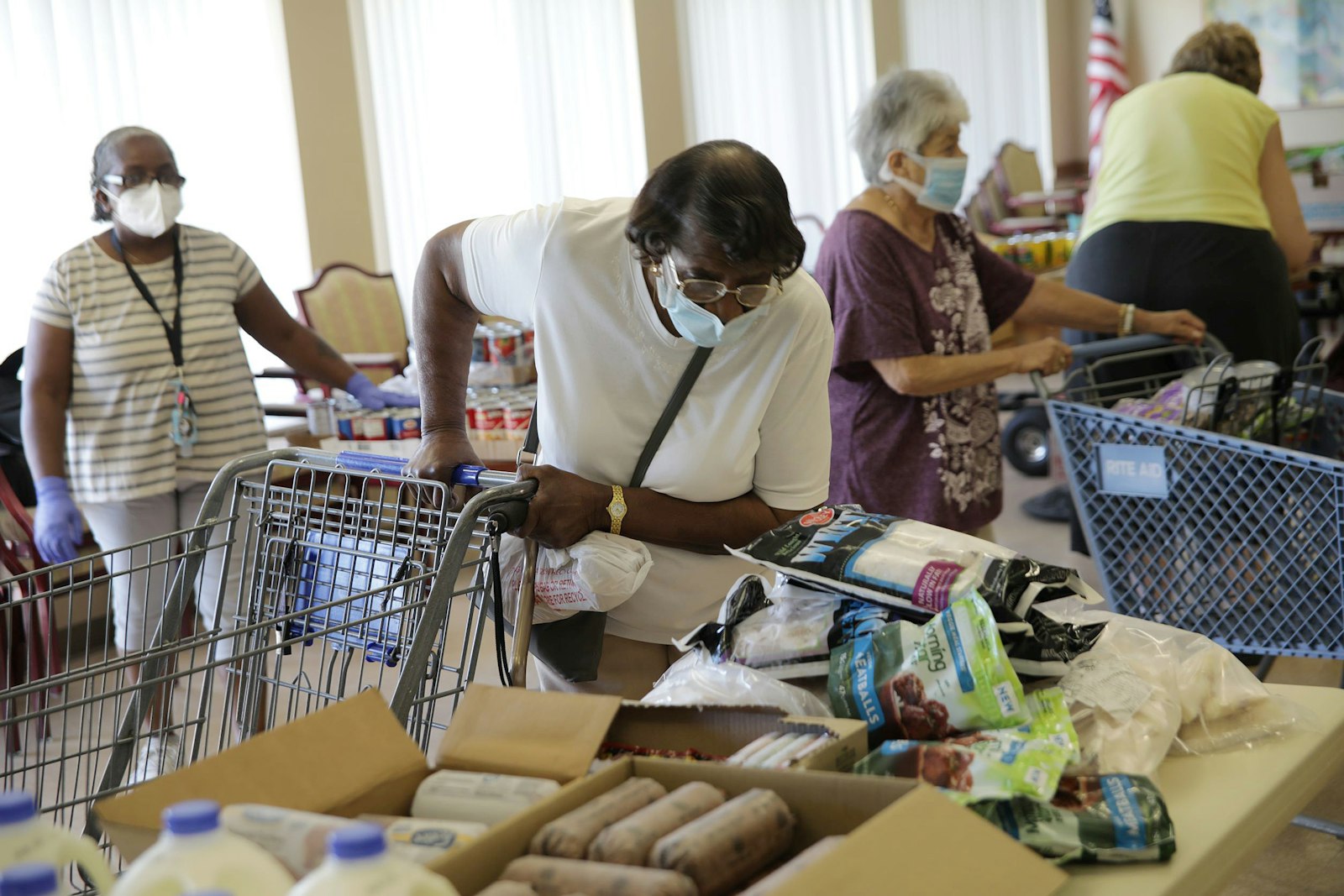 Seniors who have difficulty securing transportation to the grocery store or don't have someone who can pickup groceries for them can sign up with Catholic Charities' Senior Outreach Program to have food brought to them or have a "pop-up pantry" set up in their living complex.