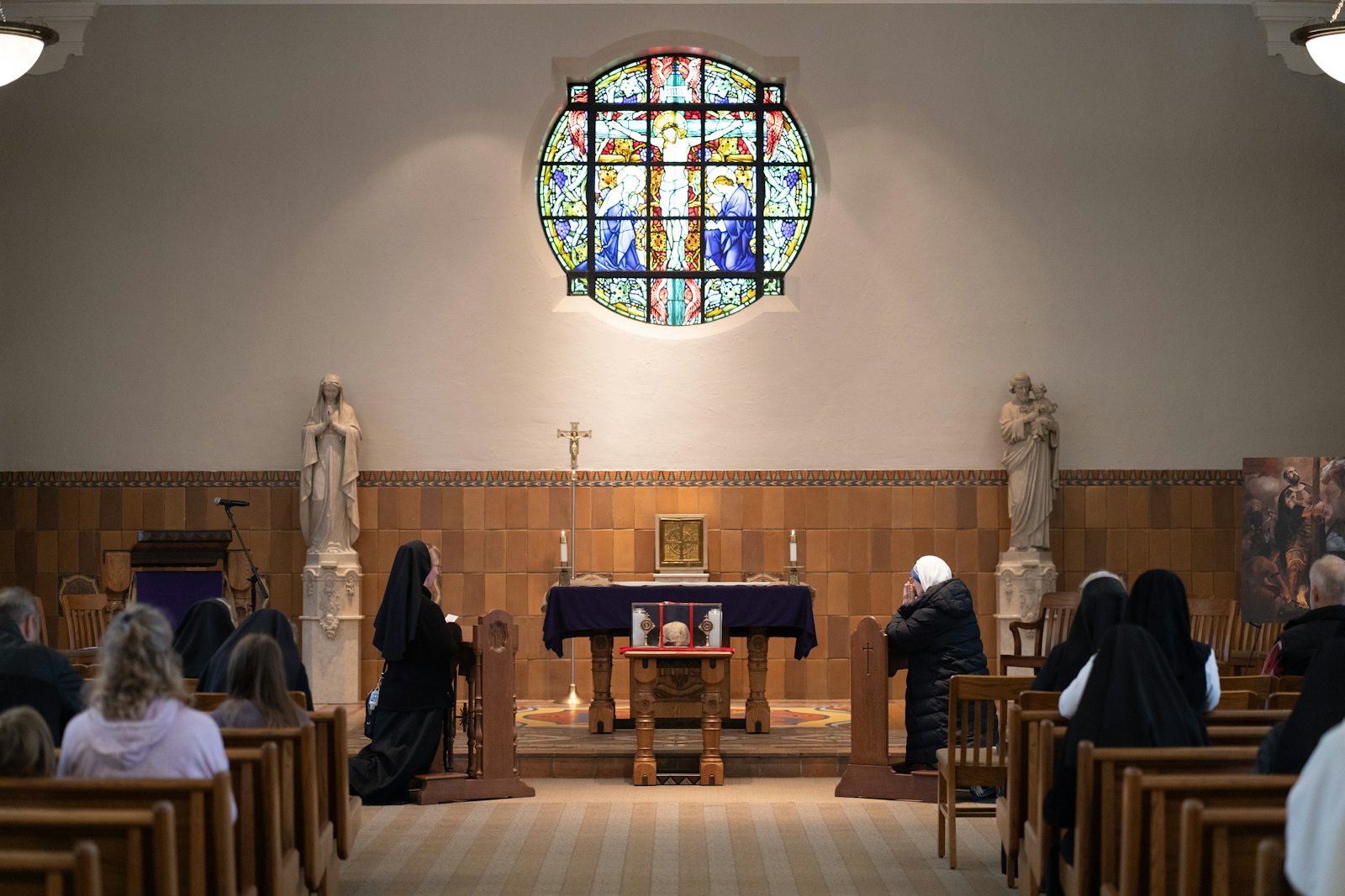 The Chapel of the North American Martyrs on the campus of University of Detroit Jesuit High School was built in 1930, when the North American Martyrs were canonized, making the chapel one of the first building in the world dedicated to the North American Martyrs, said school president, Bro. Jim Boynton, SJ.