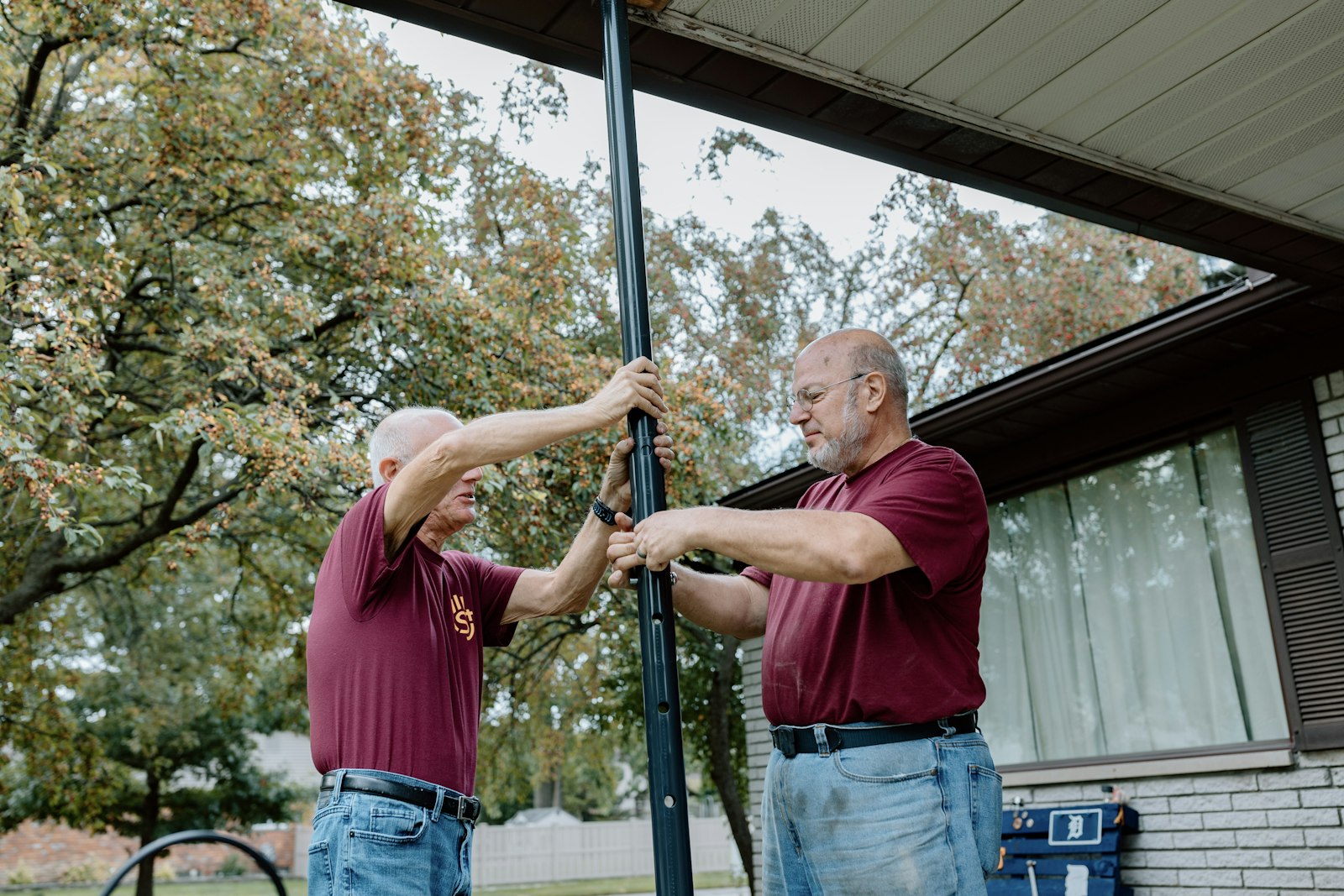 Hill and Rosati got involved with St. Joseph’s Helpers as a way to give back to people in the community, but also because they enjoy doing handywork, and St. Joseph’s Helpers is an outlet to use the talents God has given them.