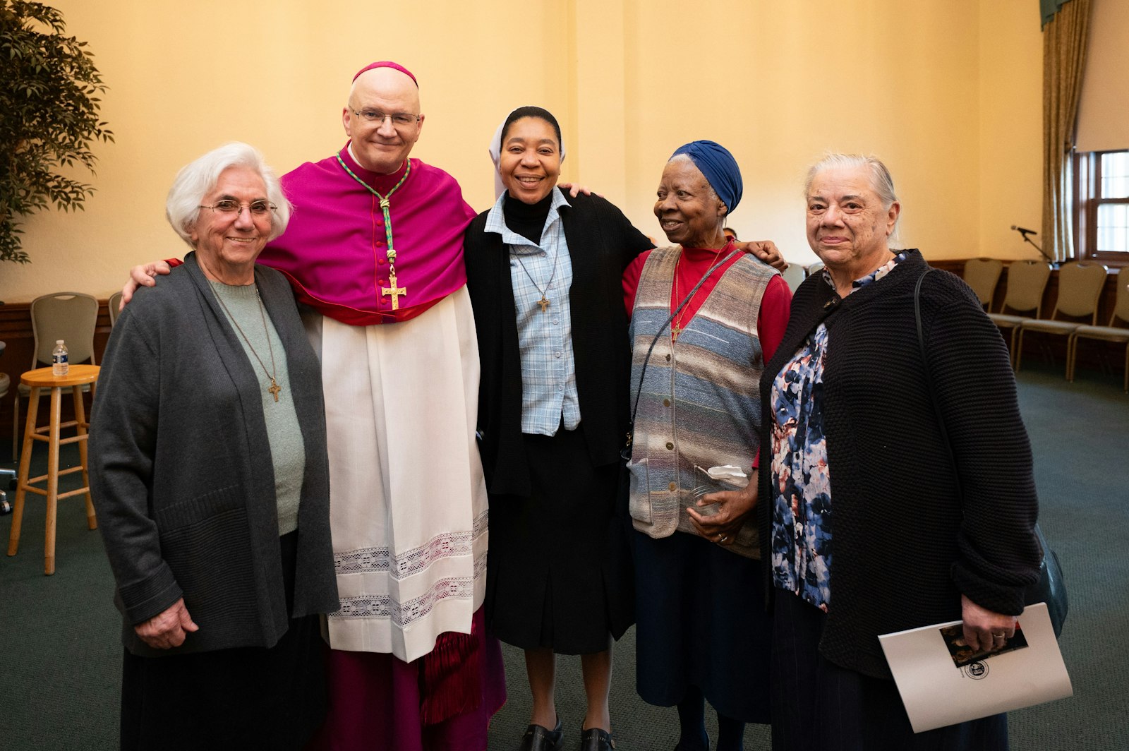 “He’s personable, he’s funny, and he’s down to earth, but most of all, he is a shepherd,” said Luci Larson, a member of St. Elizabeth Ann Seton Parish in Salina who traveled to Detroit for the installation events. (Tim Fuller | Special to Detroit Catholic)