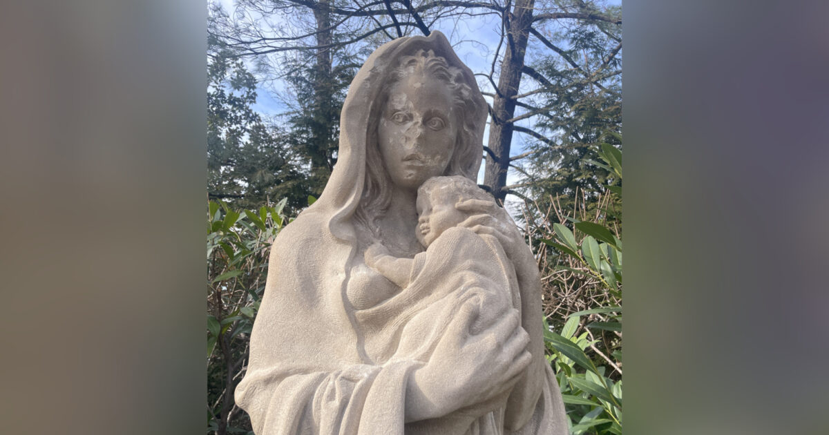 Virgin Mary statue vandalized at national shrine in Washington, D.C
