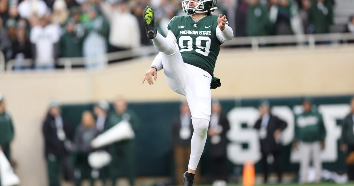 In an NFL Draft golden age of punters, Bryce Baringer is striving to reset  the standard - The Athletic