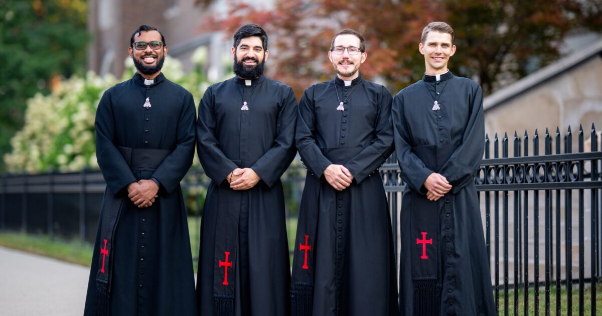 Companions of the Cross ordain four deacons on track for priestly ...