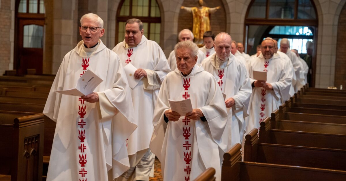 Given to God 44 priests celebrate a combined 2 085 years of