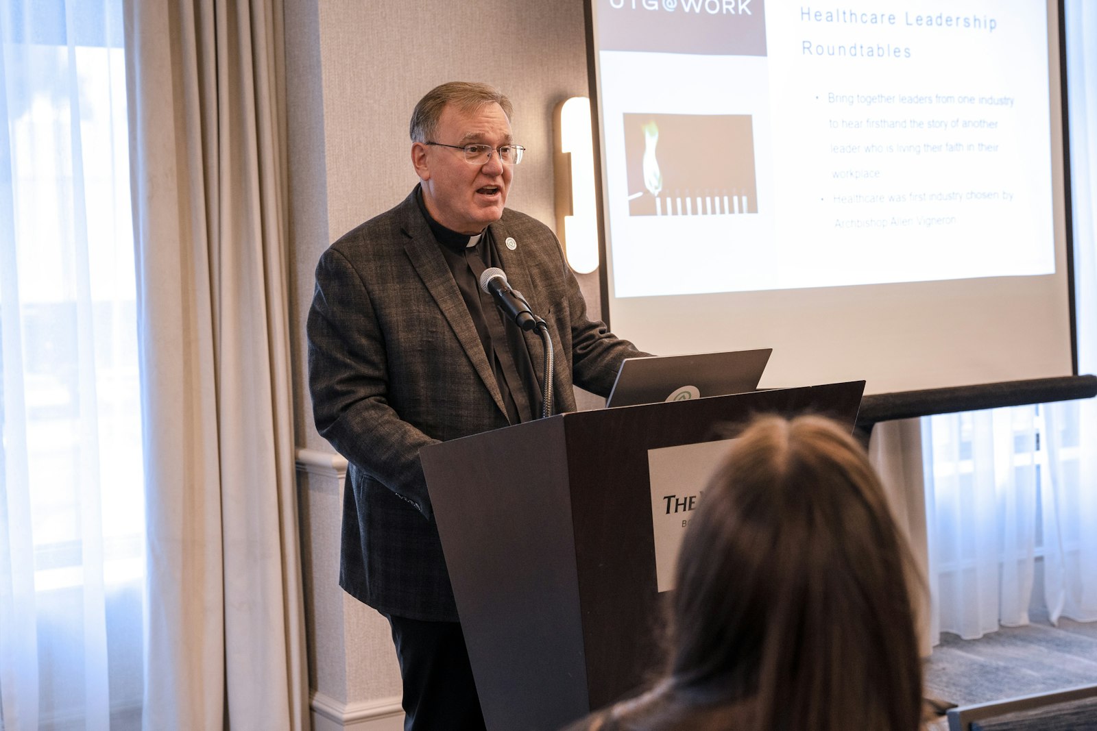 UTG at Work is led by Deacon Michael Houghton (pictured), former director of missionary strategic planning for the Archdiocese of Detroit, and Mary Martin, a former coach and team leader in the department.