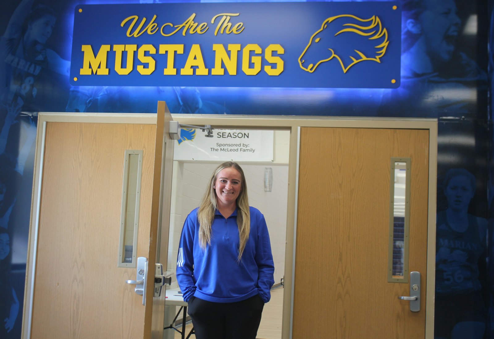 Joining Marian from Orchard Lake St. Mary’s, Molly Campbell oversees her new school’s vast athletic program, which includes cross-country, field hockey, golf, pom-pon, sailing, swimming, volleyball and powderpuff football this fall.